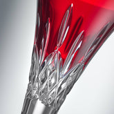 Lismore Red Toasting Flute, 5.5oz, Set of 2